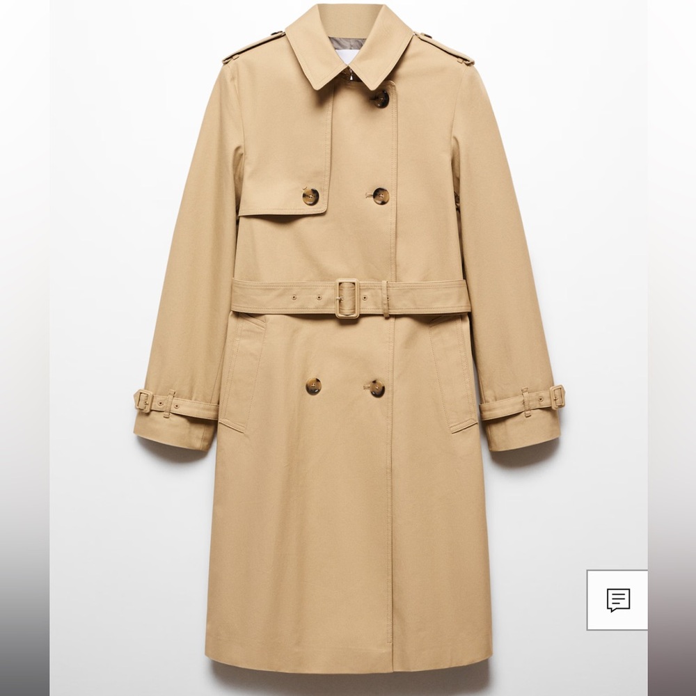 Mango Tan Trench Coat